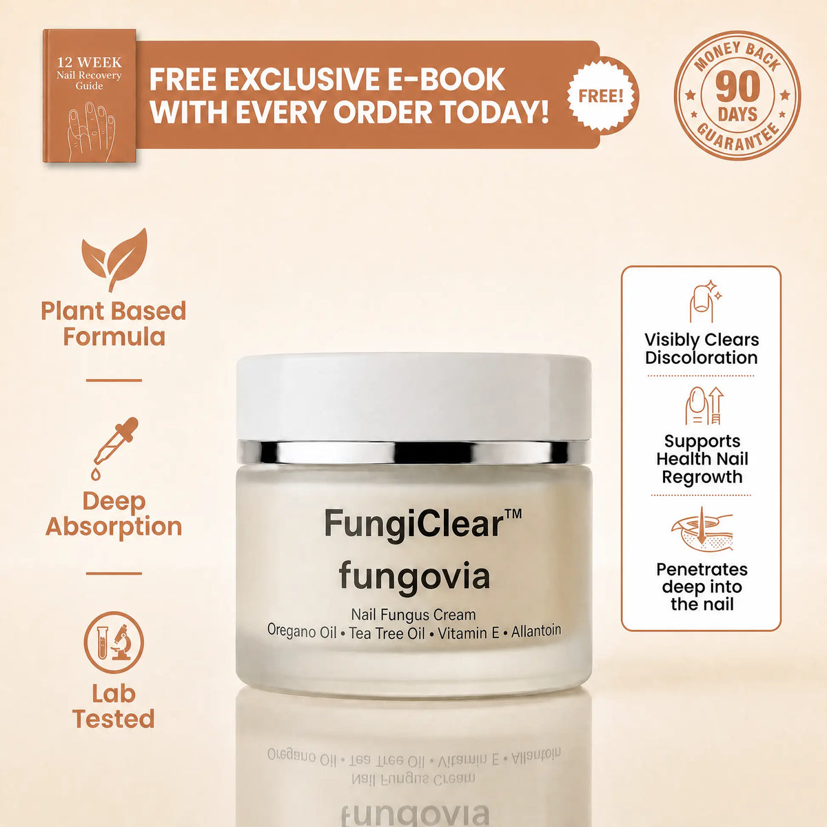 FungiClear Foot Cream — Athlete's Foot Routine