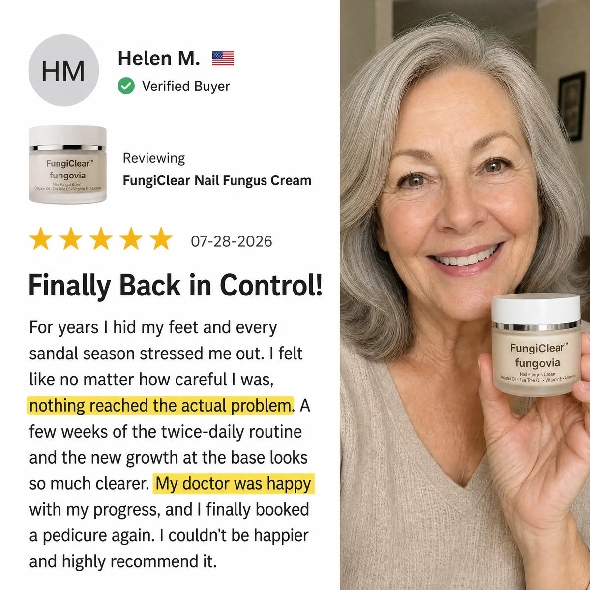 FungiClear Foot Cream — Athlete's Foot Routine